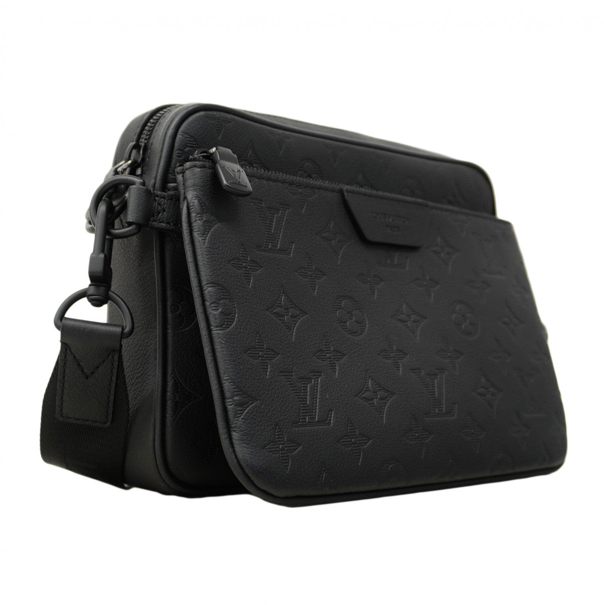 【6cb2466】ルイヴィトン ショルダーバッグ モノグラム･シャドウ トリオ･メッセンジャー M26713 ノワール【中古】メンズ