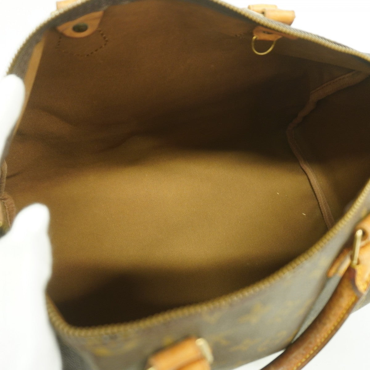 【6cb2496】ルイヴィトン ハンドバッグ モノグラム スピーディ35 M41107 ブラウン【中古】レディース