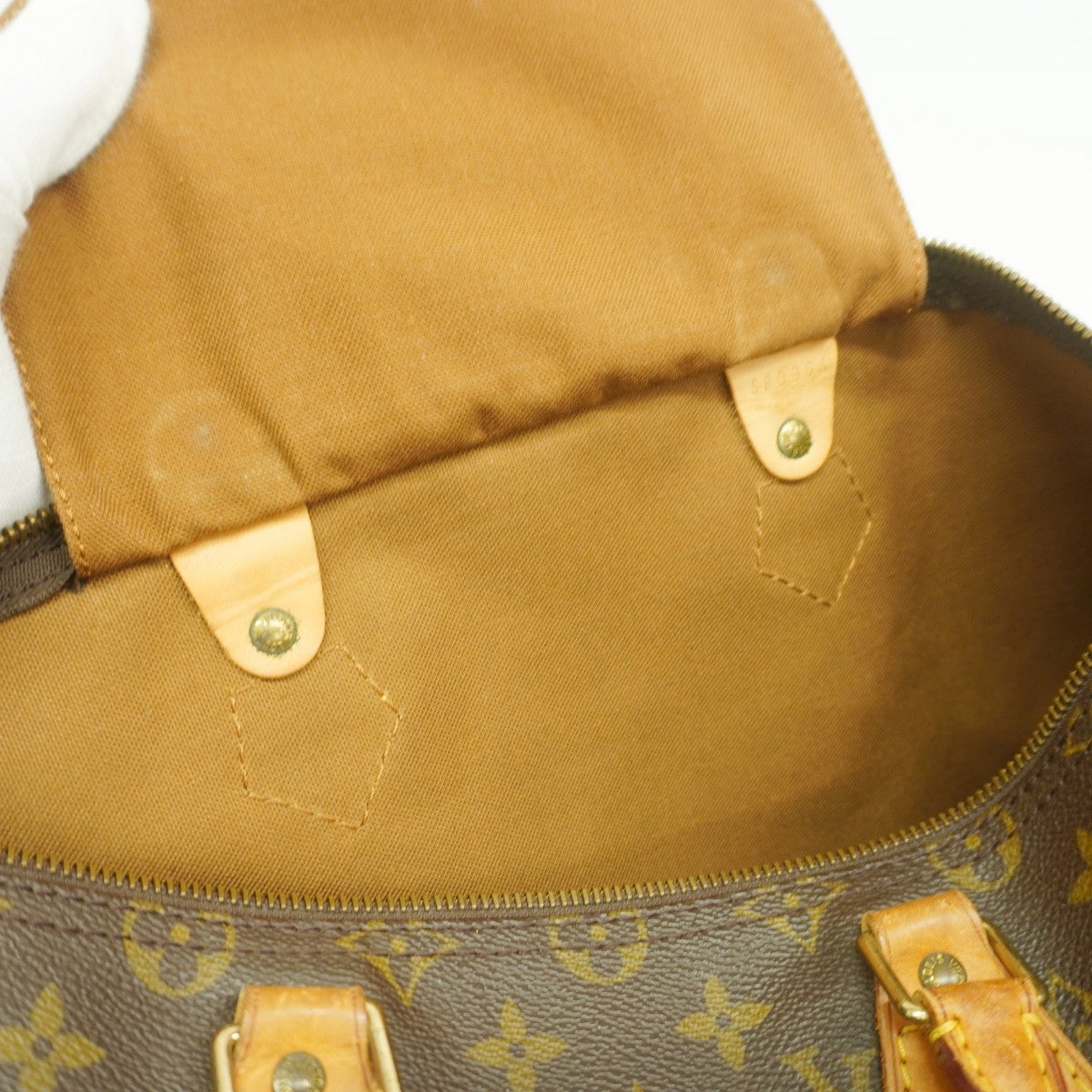 【6cb2496】ルイヴィトン ハンドバッグ モノグラム スピーディ35 M41107 ブラウン【中古】レディース