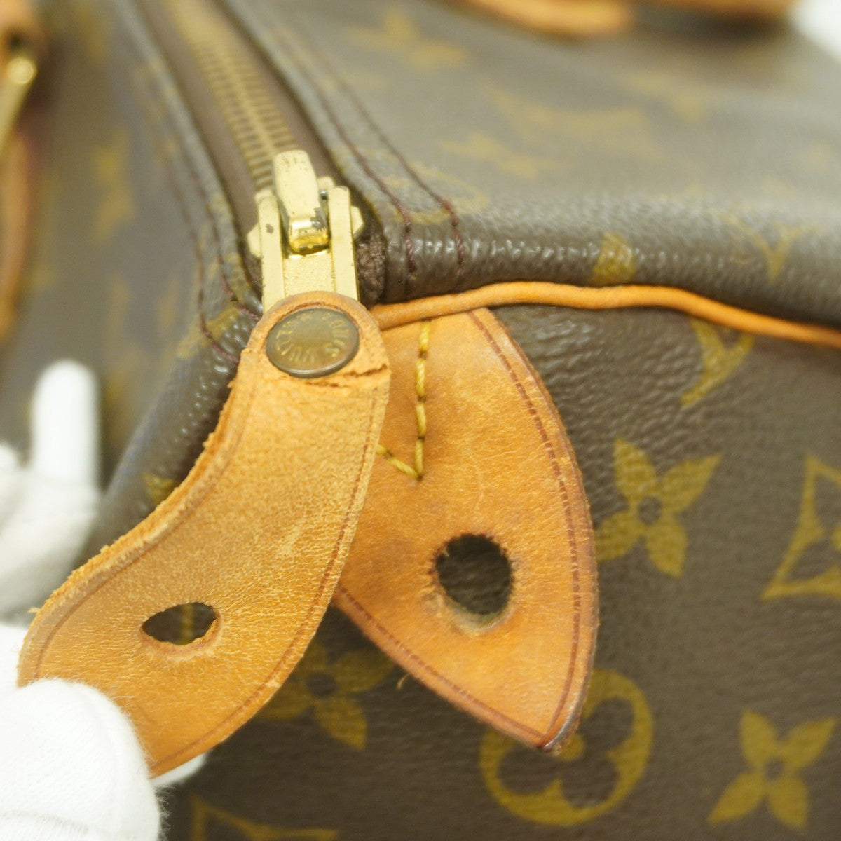 【6cb2496】ルイヴィトン ハンドバッグ モノグラム スピーディ35 M41107 ブラウン【中古】レディース