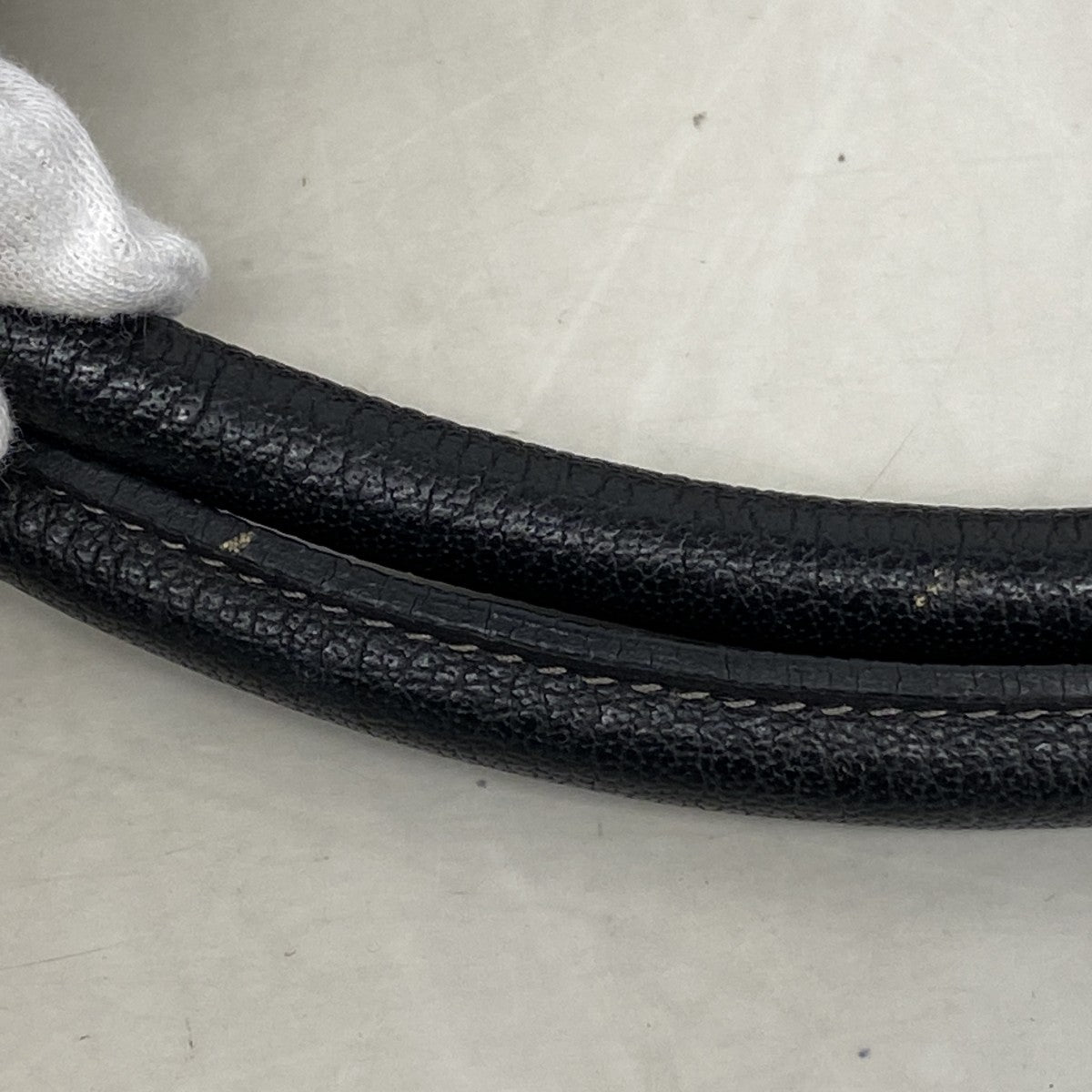 【6cb2532】エルメス トートバッグ ガーデンパーティPM トワルアッシュ ブラック シルバー金具 □H刻印【中古】レディース