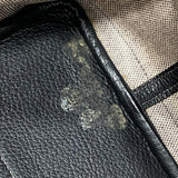 【6cb2532】エルメス トートバッグ ガーデンパーティPM トワルアッシュ ブラック シルバー金具 □H刻印【中古】レディース