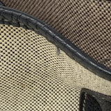 【6cb2532】エルメス トートバッグ ガーデンパーティPM トワルアッシュ ブラック シルバー金具 □H刻印【中古】レディース