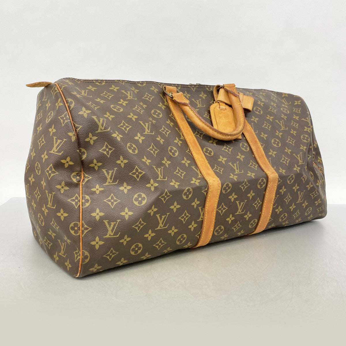 【6cb2538】ルイヴィトン ボストンバッグ モノグラム キーポル55 M41424 ブラウン【中古】メンズ レディース ユニセックス