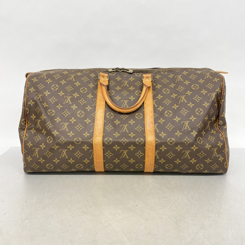 【6cb2538】ルイヴィトン ボストンバッグ モノグラム キーポル55 M41424 ブラウン【中古】メンズ レディース ユニセックス