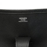 ★SALE【6cb2539】エルメス ショルダーバッグ エヴリン2GM ヴォーエプソン ブラック シルバー金具 □K刻印【中古】レディース