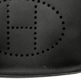 ★SALE【6cb2539】エルメス ショルダーバッグ エヴリン2GM ヴォーエプソン ブラック シルバー金具 □K刻印【中古】レディース