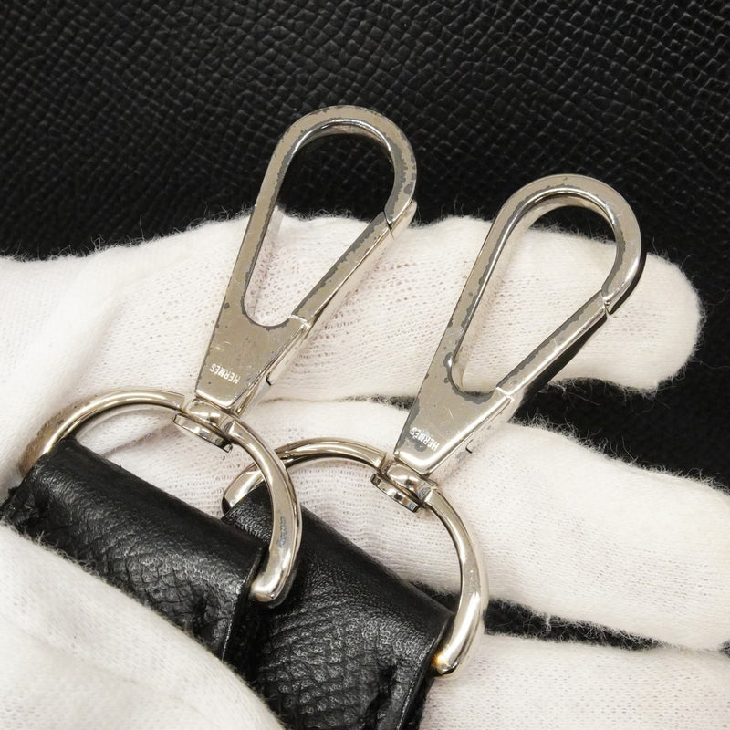 ★SALE【6cb2539】エルメス ショルダーバッグ エヴリン2GM ヴォーエプソン ブラック シルバー金具 □K刻印【中古】レディース