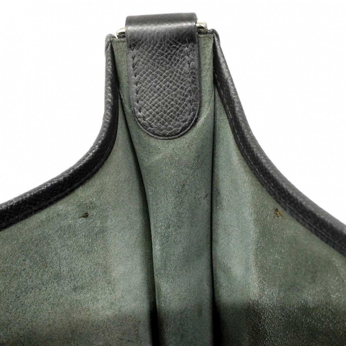 ★SALE【6cb2539】エルメス ショルダーバッグ エヴリン2GM ヴォーエプソン ブラック シルバー金具 □K刻印【中古】レディース