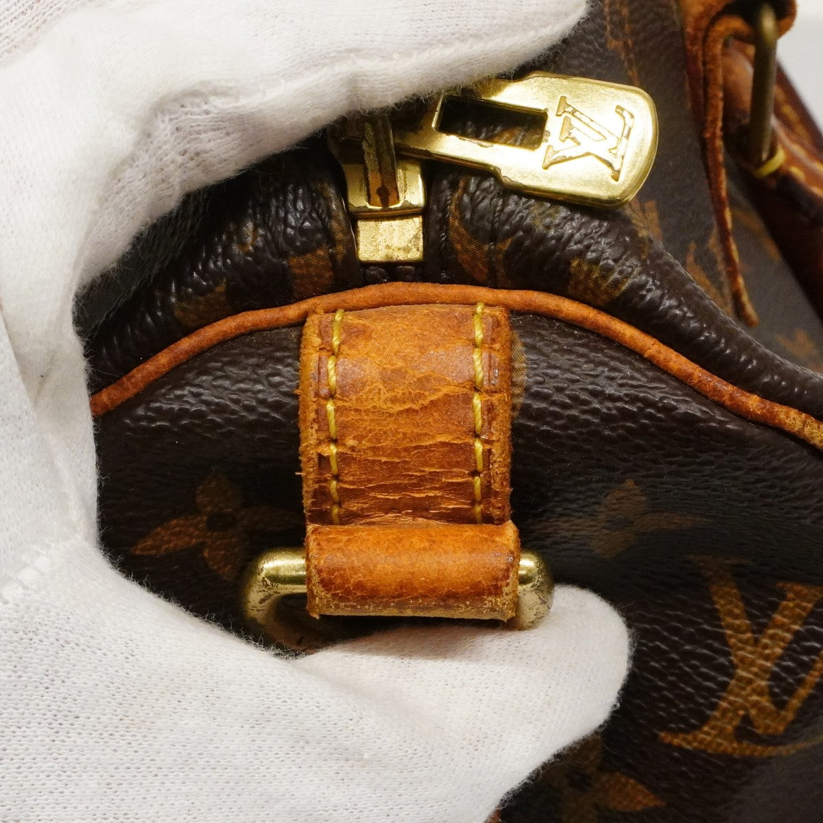 【6cb2544】ルイヴィトン ハンドバッグ モノグラム スピーディバンドリエール25 M40390 ブラウン【中古】レディース