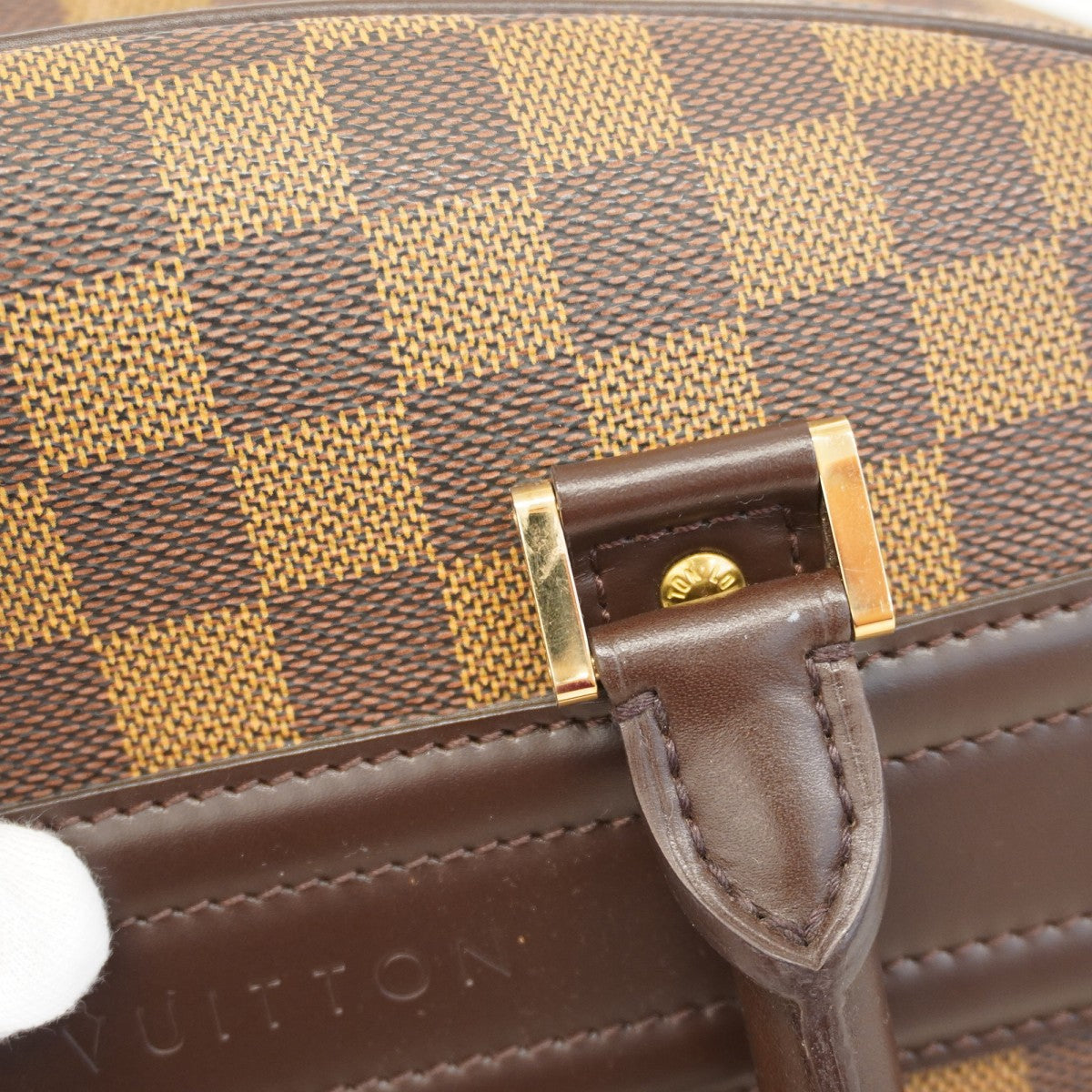 【6cb2571】ルイヴィトン ボストンバッグ ダミエ ノリータ 24アール N41454 エベヌ【中古】メンズ レディース ユニセックス