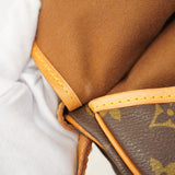 【6cb2573】ルイヴィトン ショルダーバッグ モノグラム ソミュール30 M42256 ブラウン【中古】レディース