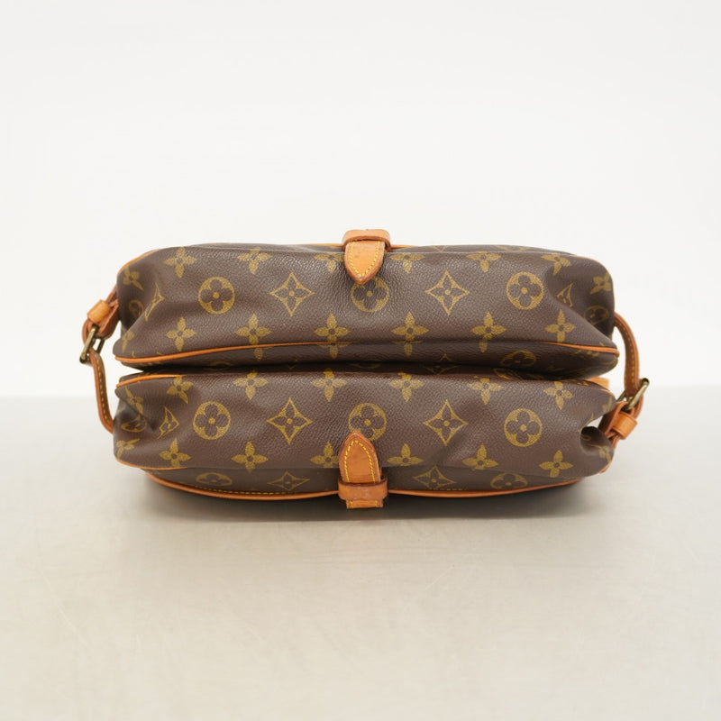 【6cb2573】ルイヴィトン ショルダーバッグ モノグラム ソミュール30 M42256 ブラウン【中古】レディース