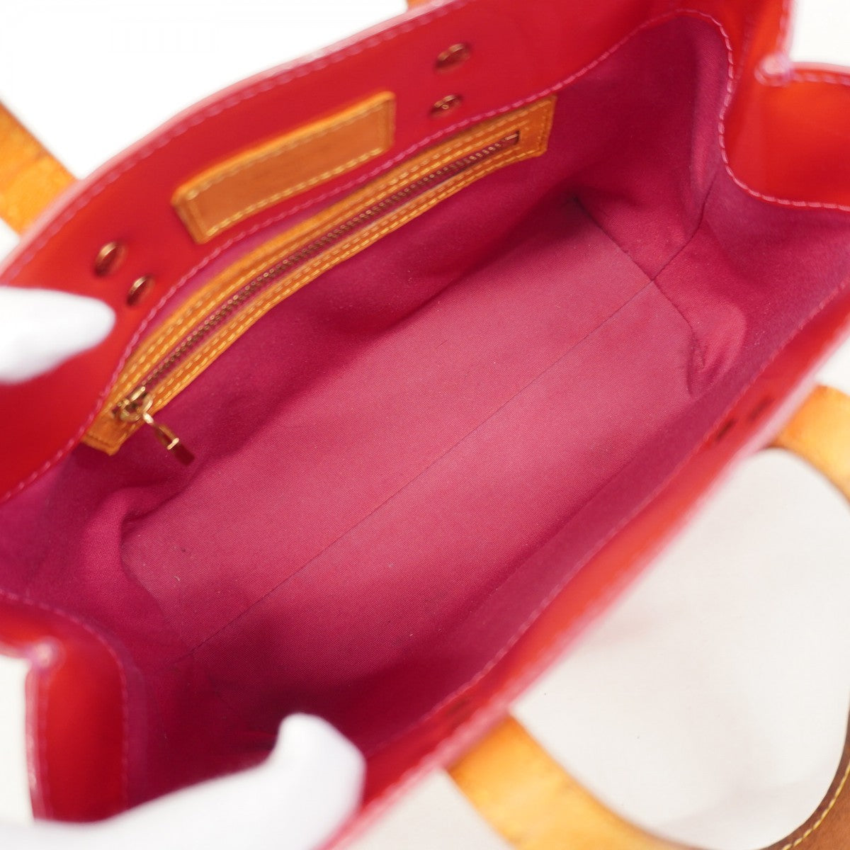 【6cb2575】ルイヴィトン ハンドバッグ ヴェルニ リードPM M91221 フューシャピンク【中古】レディース