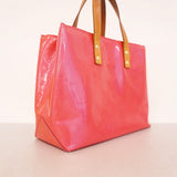 【6cb2575】ルイヴィトン ハンドバッグ ヴェルニ リードPM M91221 フューシャピンク【中古】レディース