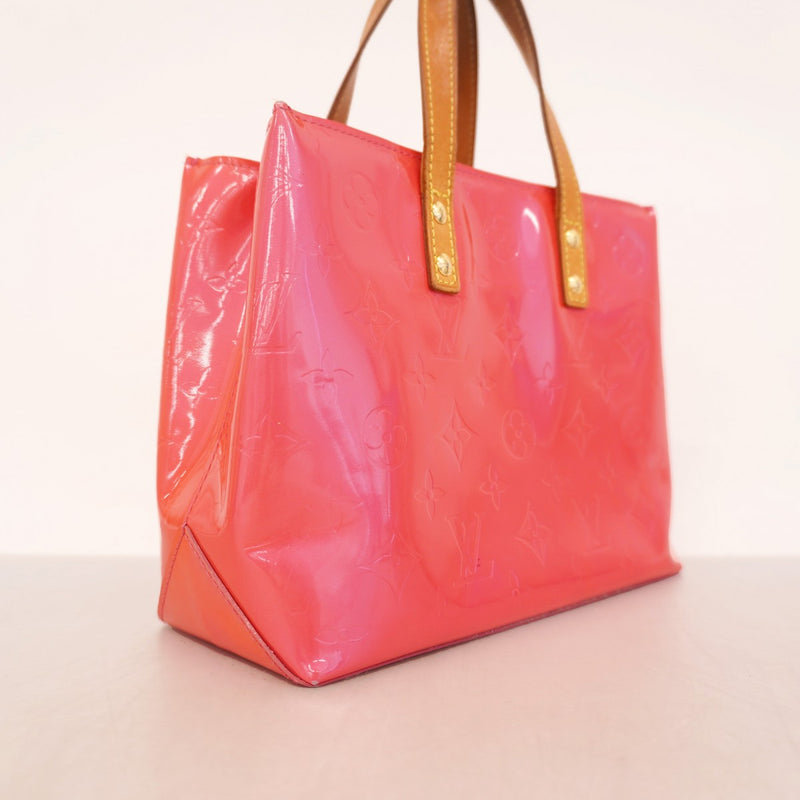 【6cb2575】ルイヴィトン ハンドバッグ ヴェルニ リードPM M91221 フューシャピンク【中古】レディース