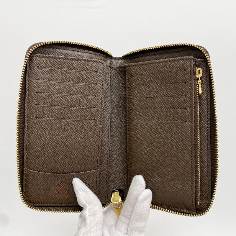 ★SALE【6cb2581】ルイヴィトン 財布 ダミエ ジッピーコンパクトウォレット N60028 エベヌ【中古】メンズ レディース ユニセックス