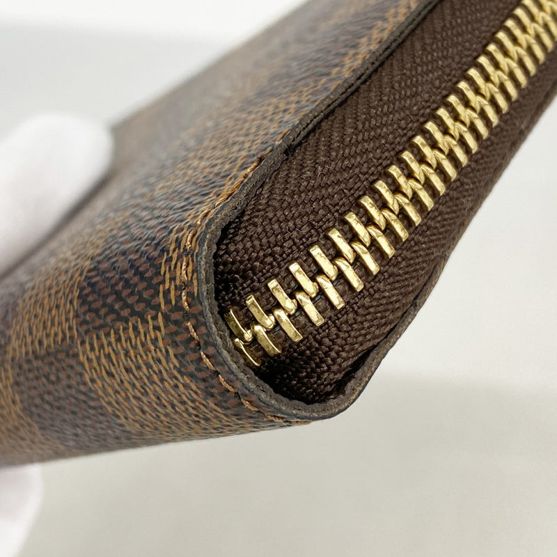 ★SALE【6cb2581】ルイヴィトン 財布 ダミエ ジッピーコンパクトウォレット N60028 エベヌ【中古】メンズ レディース ユニセックス