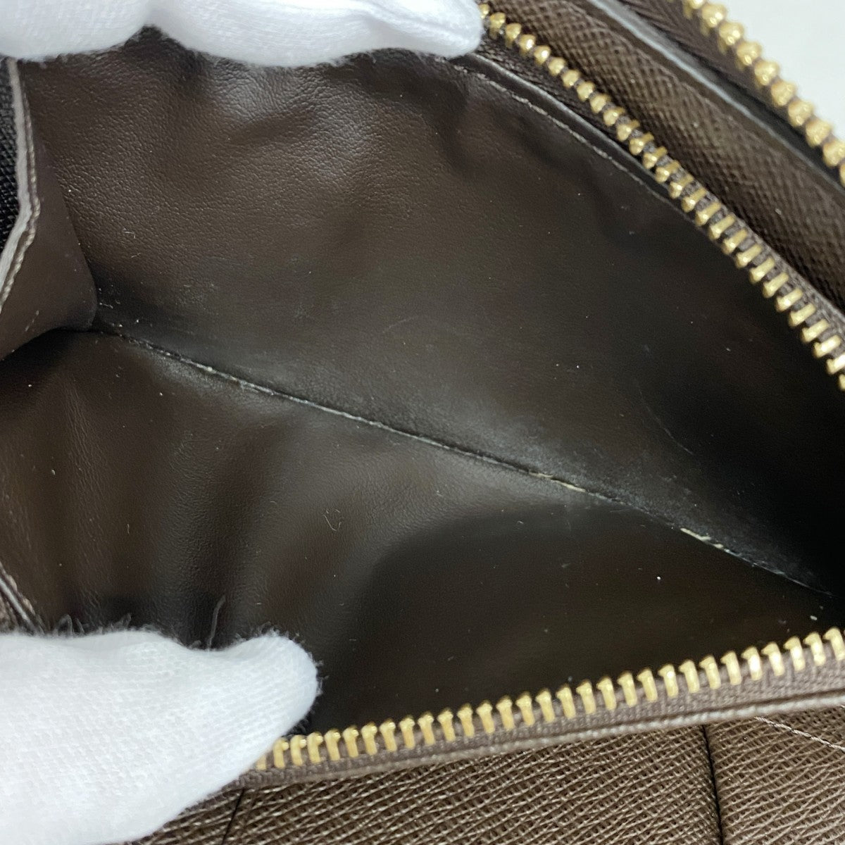 ★SALE【6cb2581】ルイヴィトン 財布 ダミエ ジッピーコンパクトウォレット N60028 エベヌ【中古】メンズ レディース ユニセックス