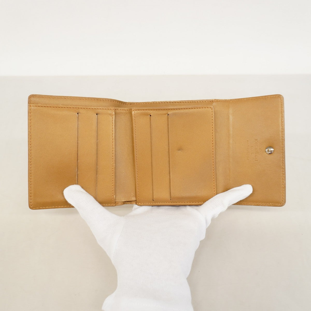 ★SALE【6cb2622-k】ルイヴィトン 三つ折り財布 モノグラム・マット ポルトモネビエカルトクレディ M65117 アンブレ【中古】レディース