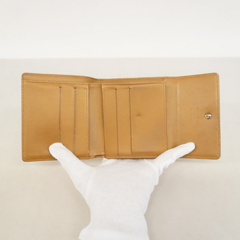 ★SALE【6cb2622-k】ルイヴィトン 三つ折り財布 モノグラム・マット ポルトモネビエカルトクレディ M65117 アンブレ【中古】レディース