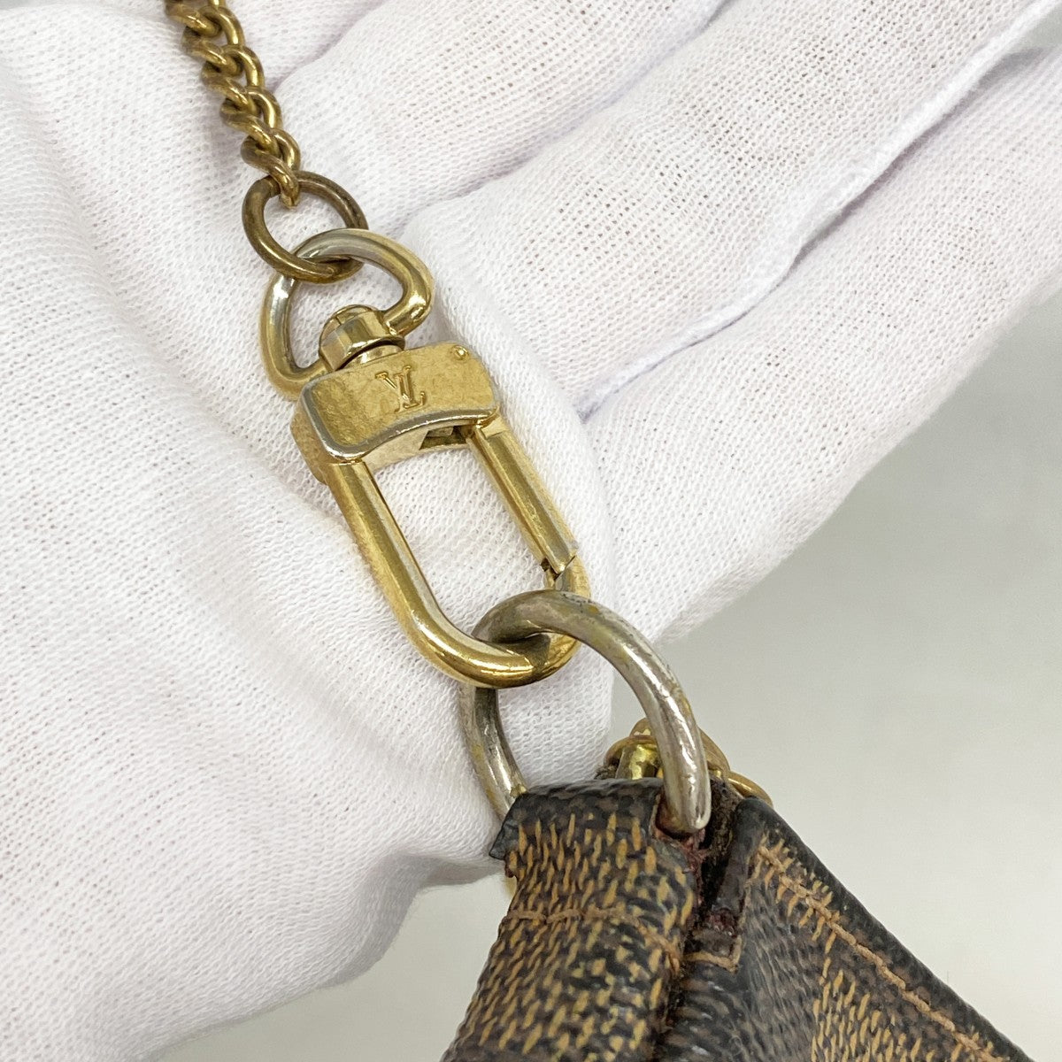 ★最終価格【6cb2664】ルイヴィトン ポーチ モノグラム T&B ミニポシェットアクセソワール N58011 ブラウン【中古】レディース