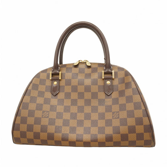 【6cb2678】ルイヴィトン ハンドバッグ ダミエ リベラMM N41434 エベヌ【中古】レディース