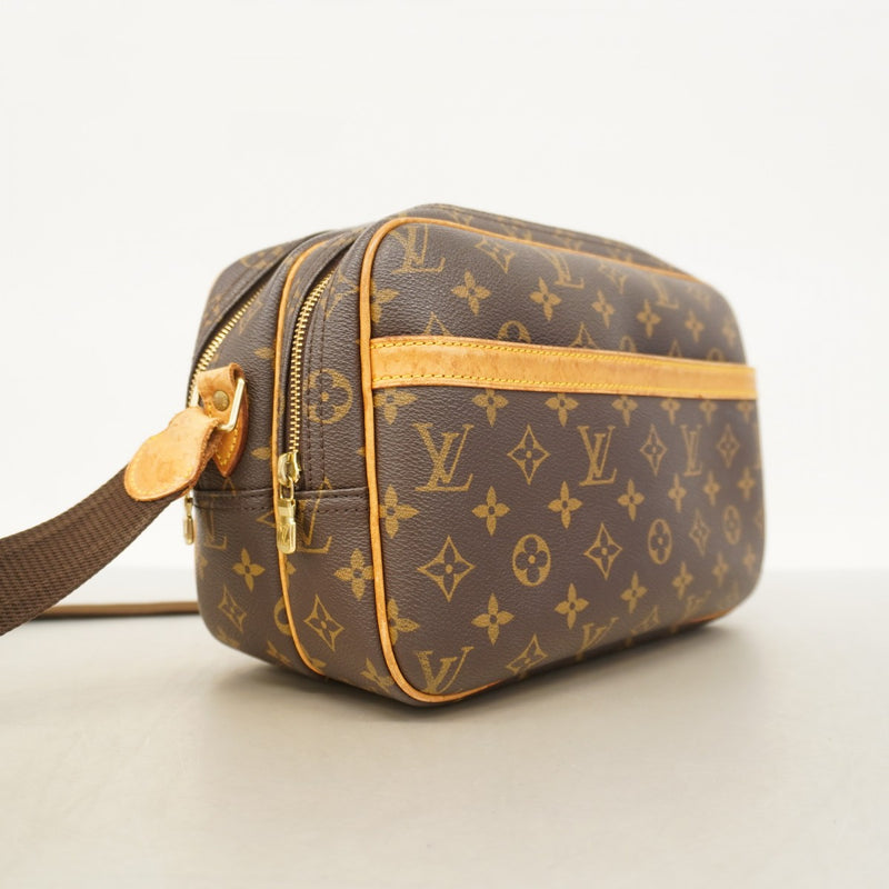 【6cb2680】ルイヴィトン ショルダーバッグ モノグラム リポーターPM M45254 ブラウン【中古】レディース