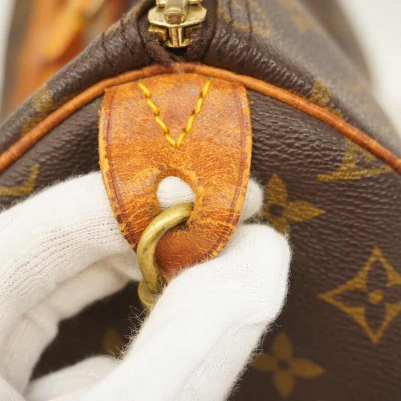 【6cb2693】ルイヴィトン ハンドバッグ モノグラム スピーディ35 M41107 ブラウン【中古】レディース