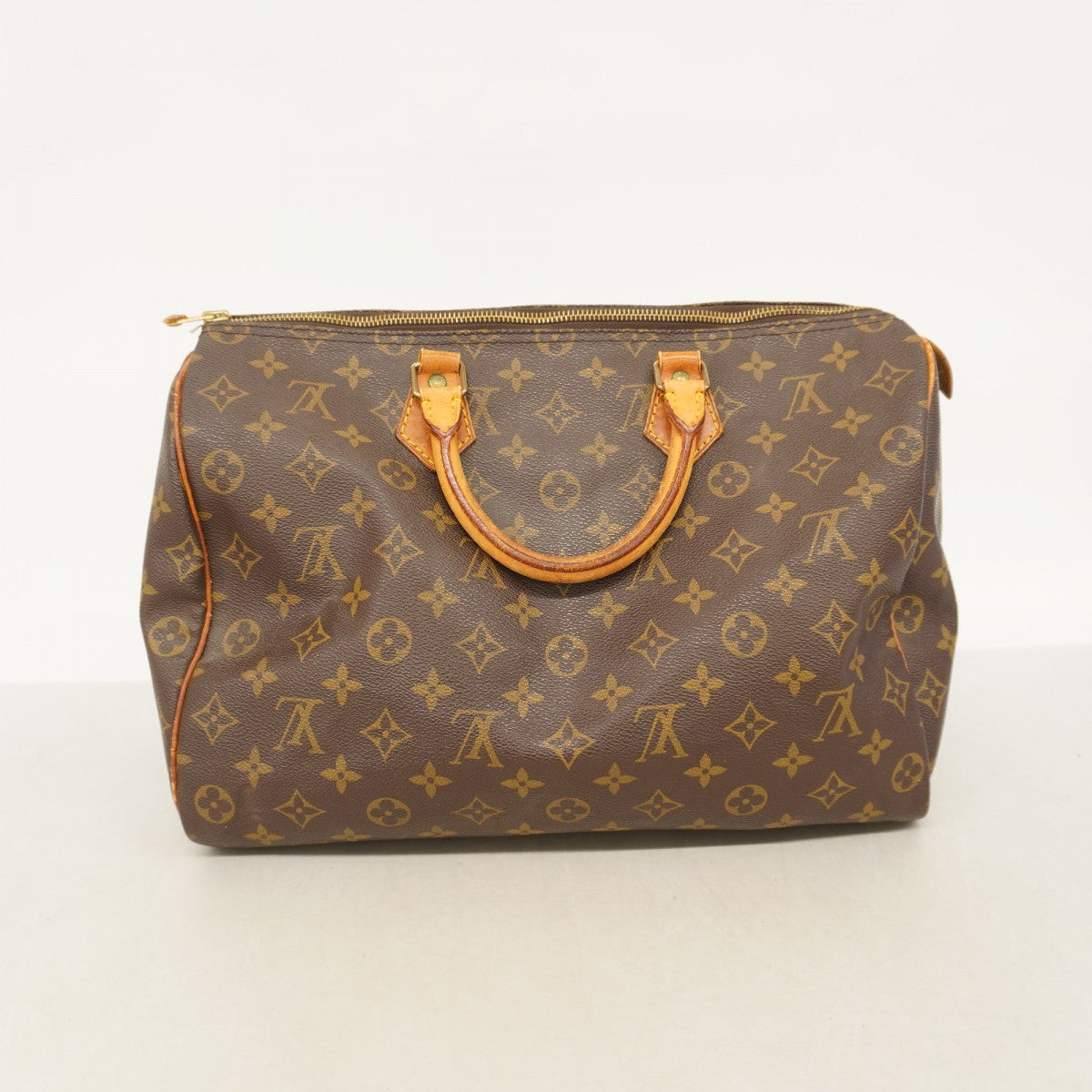【6cb2693】ルイヴィトン ハンドバッグ モノグラム スピーディ35 M41107 ブラウン【中古】レディース