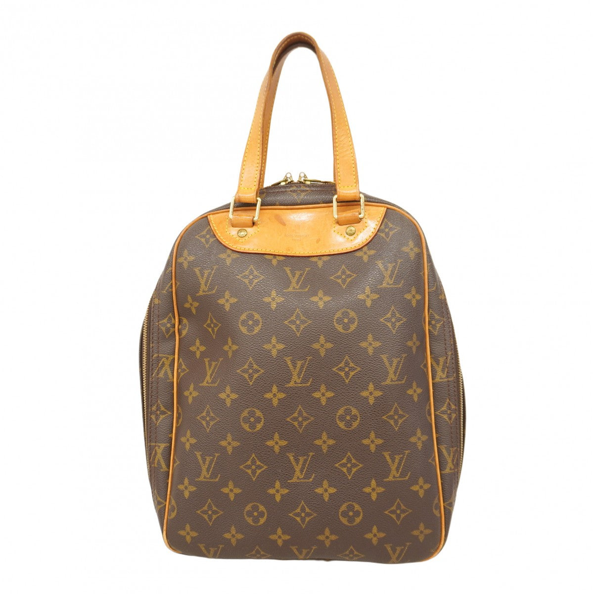 【6cb2695】ルイヴィトン ハンドバッグ モノグラム エクスキュルシオン M41450 ブラウン【中古】レディース