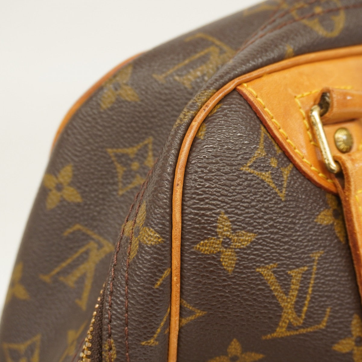 【6cb2695】ルイヴィトン ハンドバッグ モノグラム エクスキュルシオン M41450 ブラウン【中古】レディース