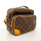 【6cb2698】ルイヴィトン ショルダーバッグ モノグラム ナイル M45244 ブラウン【中古】レディース