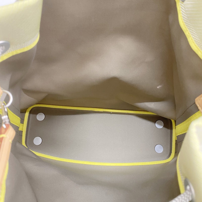 【6cb2702】ルイヴィトン ショルダーバッグ ダミエ・ジェアン LVカップ ボランティア M80635 ライムイエロー【中古】レディース