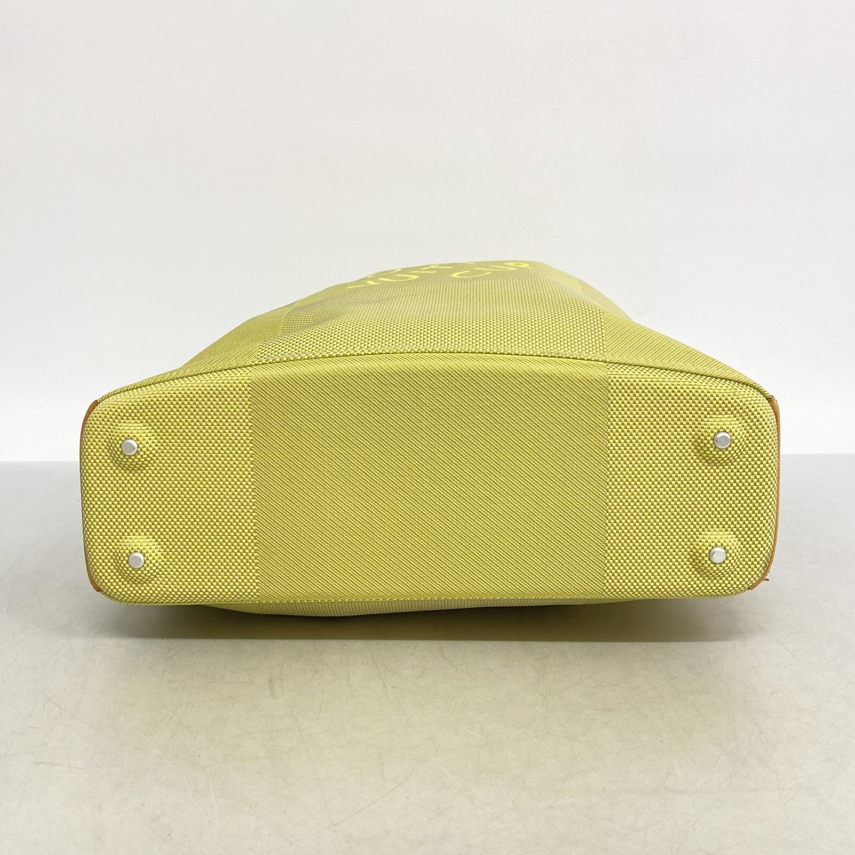 【6cb2702】ルイヴィトン ショルダーバッグ ダミエ・ジェアン LVカップ ボランティア M80635 ライムイエロー【中古】レディース