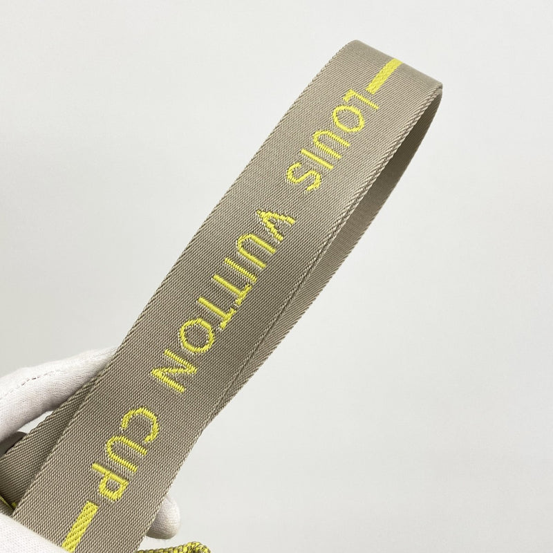 【6cb2702】ルイヴィトン ショルダーバッグ ダミエ・ジェアン LVカップ ボランティア M80635 ライムイエロー【中古】レディース