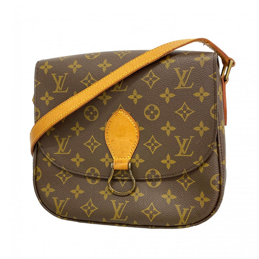 【6cb2704】ルイヴィトン ショルダーバッグ モノグラム サンクルーGM M51242 ブラウン【中古】レディース