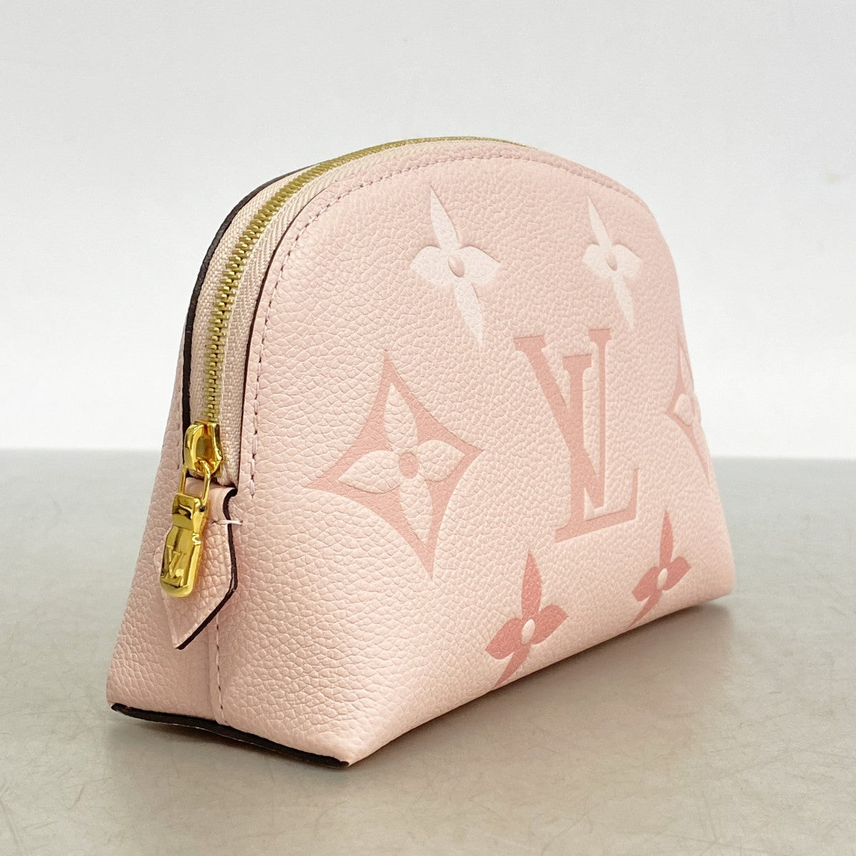 【6cb2706】ルイヴィトン ポーチ モノグラム・アンプラント ポシェットコスメティック M80502 ブトンドローズ【中古】レディース