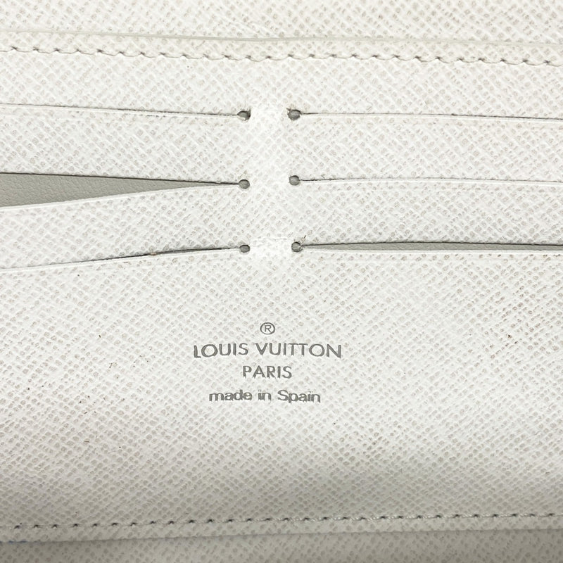 【6cb2707】ルイヴィトン 長財布 タイガラマ ジッピーウォレットホリゾンタル M14127 オプティックホワイト【中古】メンズ