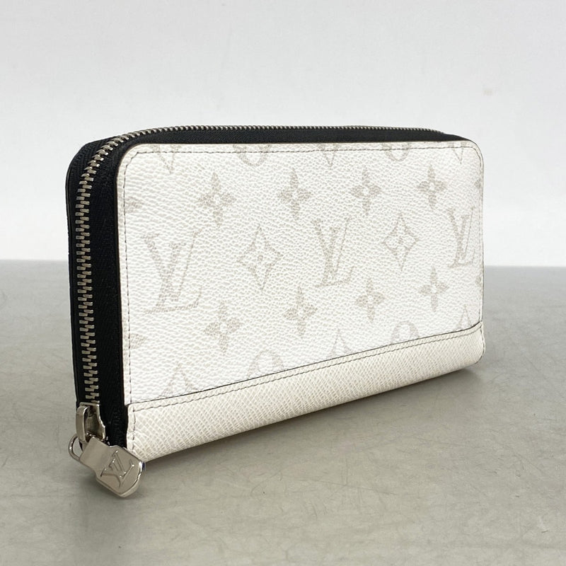 【6cb2707】ルイヴィトン 長財布 タイガラマ ジッピーウォレットホリゾンタル M14127 オプティックホワイト【中古】メンズ