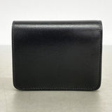 【6cb2709】セリーヌ 財布 トリオンフ レザー ブラック シルバー金具【中古】メンズ レディース ユニセックス