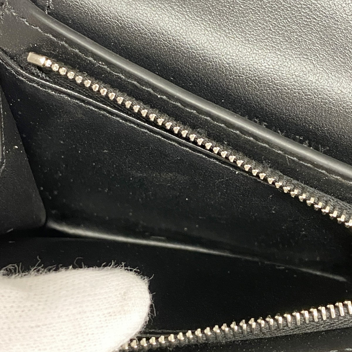 【6cb2709】セリーヌ 財布 トリオンフ レザー ブラック シルバー金具【中古】メンズ レディース ユニセックス