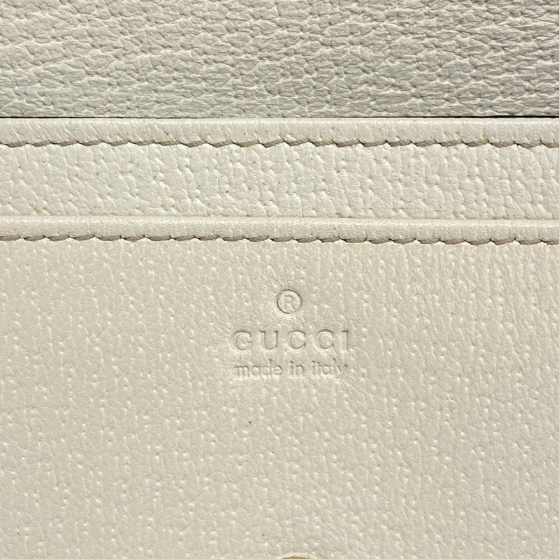 【6cb2710】グッチ カードケース GGキャンバス/アビー 141417 キャンバス ベージュ シャンパンゴールド金具【中古】レディース