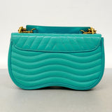 【6cb2727】ルイヴィトン ショルダーバッグ ニューウェーブ チェーンバッグMM M51946 ターコイズブルー【中古】レディース