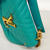 【6cb2727】ルイヴィトン ショルダーバッグ ニューウェーブ チェーンバッグMM M51946 ターコイズブルー【中古】レディース