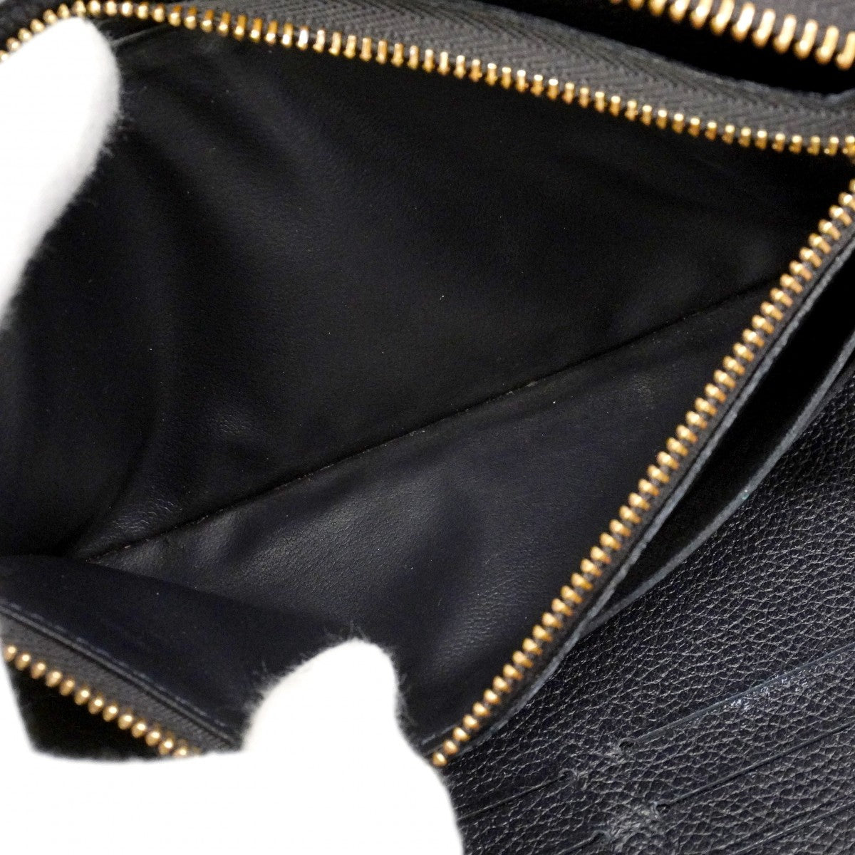 【6cb2728】ルイヴィトン 三つ折り長財布 モノグラム・アンプラント ポルトフォイユスクレットロン M93435 アンフィニ【中古】レディース