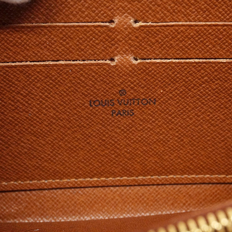 【6cb2729】ルイヴィトン 長財布 モノグラム ジッピーウォレット M60017 ブラウン【中古】メンズ レディース ユニセックス