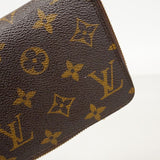 【6cb2729】ルイヴィトン 長財布 モノグラム ジッピーウォレット M60017 ブラウン【中古】メンズ レディース ユニセックス