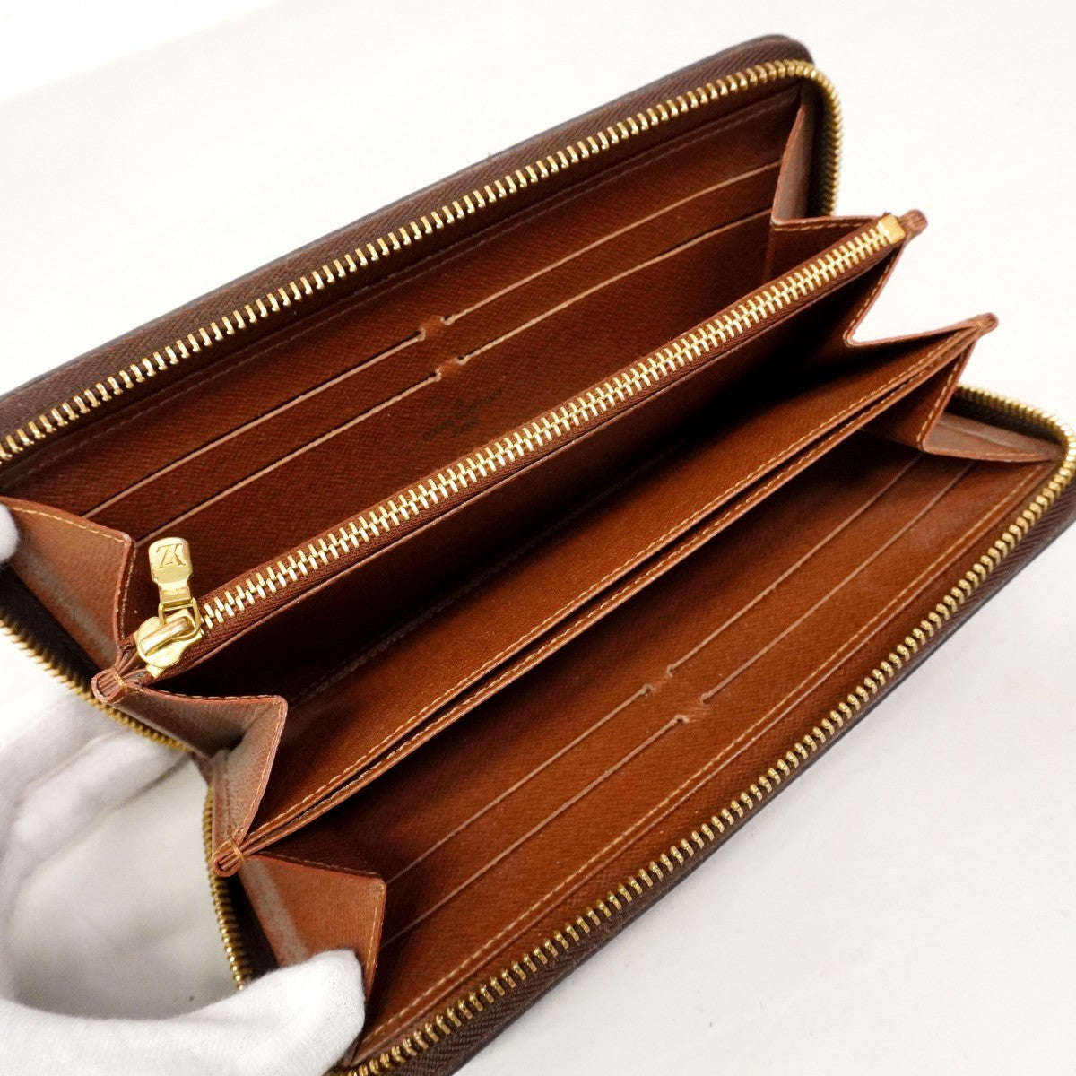 【6cb2729】ルイヴィトン 長財布 モノグラム ジッピーウォレット M60017 ブラウン【中古】メンズ レディース ユニセックス