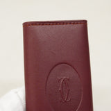 【6cb2731】カルティエ キーケース レザー ボルドー ゴールド金具【中古】メンズ レディース ユニセックス